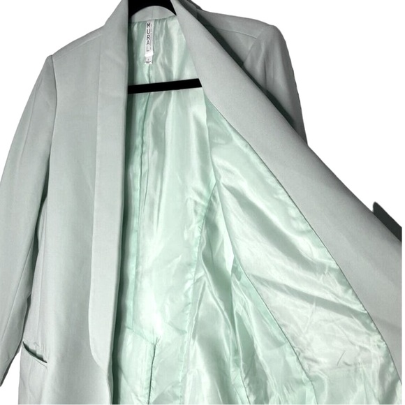 Mural Women’s Slouchy Boyfriend Oversized Blazer - Picture 5 of 9